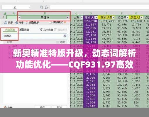 新奥精准特版升级，动态词解析功能优化——CQF931.97高效版