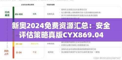 新奥2024免费资源汇总:安全评估策略真版CYX869.04
