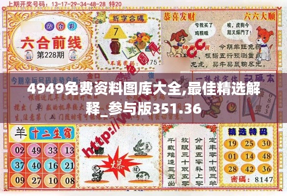 4949免费资料图库大全,最佳精选解释_参与版351.36