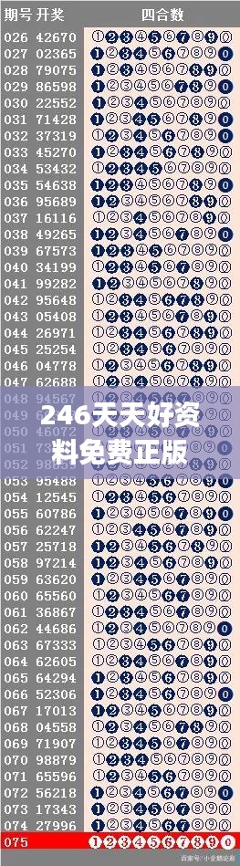 246天天好资料免费正版,全新方案解析_大成仙人YIB358.53