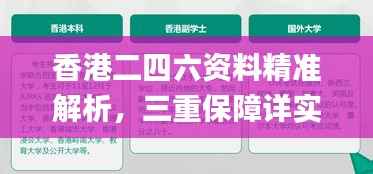 香港二四六资料精准解析,三重保障详实呈现_主力版ZJP54.64