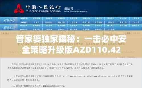 管家婆独家揭秘:一击必中安全策略升级版AZD110.42