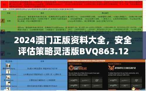 2024澳门正版资料大全，安全评估策略灵活版BVQ863.12