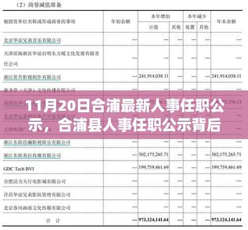 合浦县人事任职公示背后的深度解读与多维度探讨,最新人事变动分析