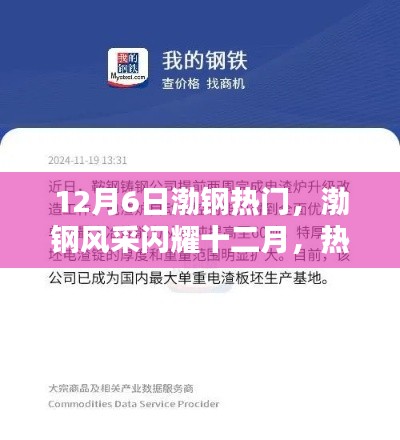 渤钢风采闪耀十二月，热门资讯全解析