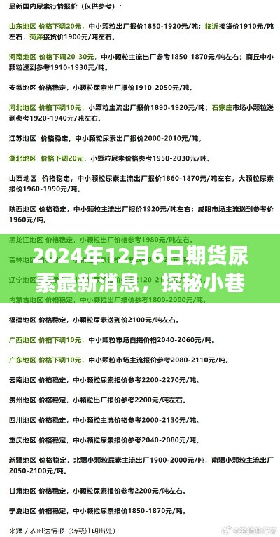 探秘特色小店背后的故事，最新尿素期货动态与隐藏版消息揭秘（2024年）