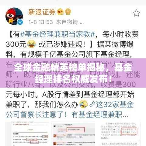 全球金融精英榜单揭秘，基金经理排名权威发布！